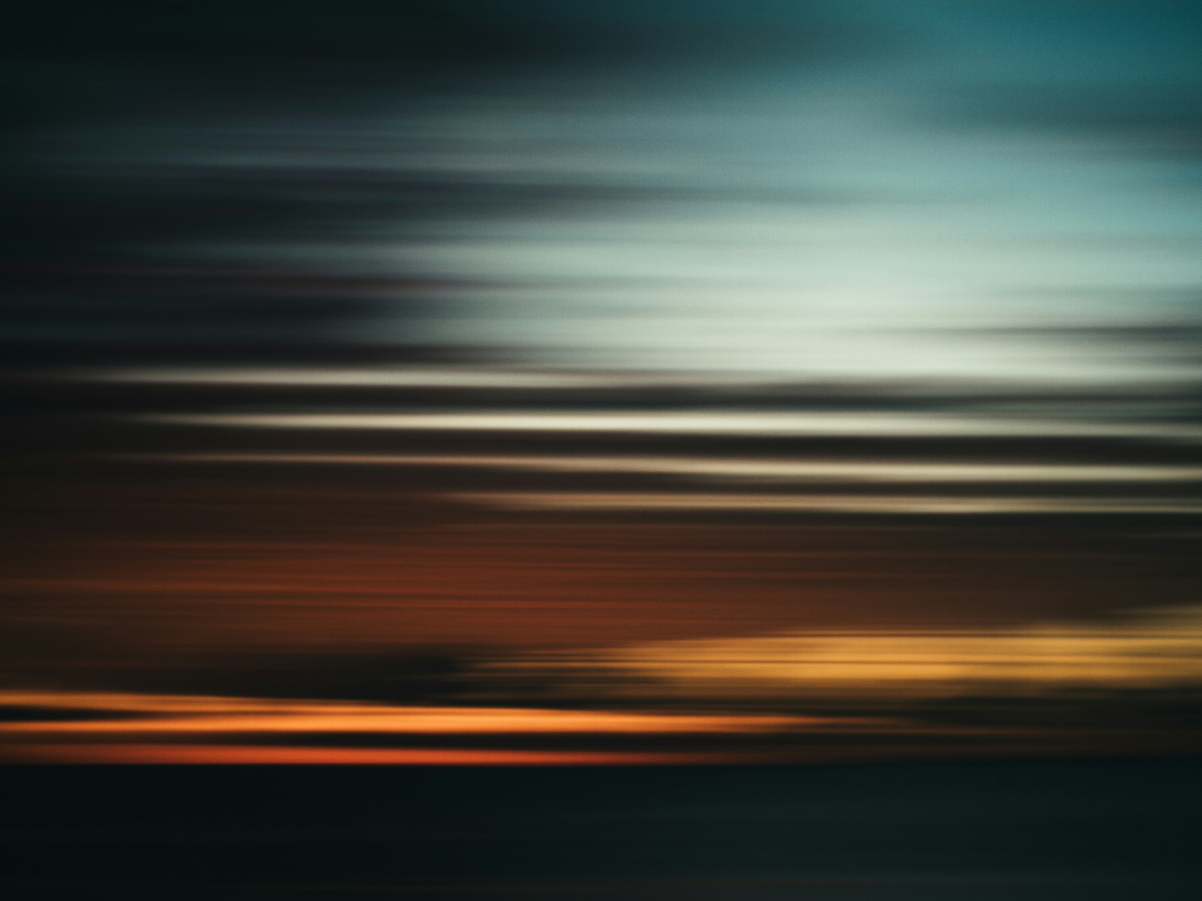 Horizon at dusk