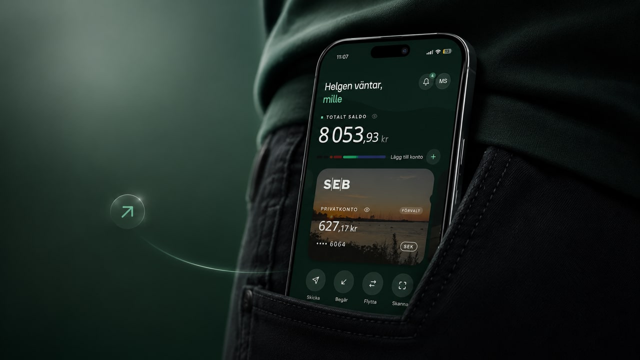 The FLIQ app open on a phone tucked into a back pocket